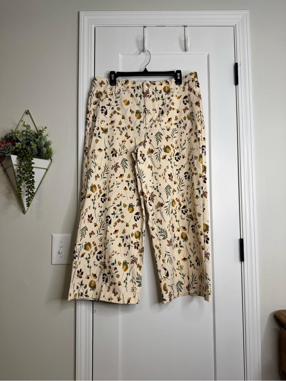 Jules & Leopold Fall Print Crop Pants
